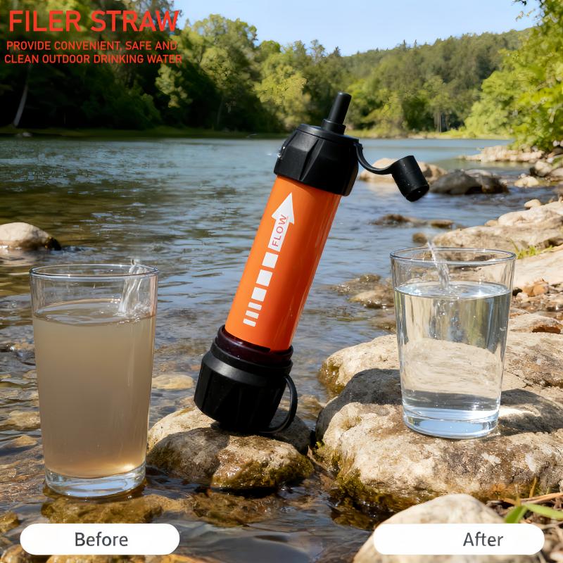 Fire Starter Waterproof - Emergency Portable Water Purifier for Hiking