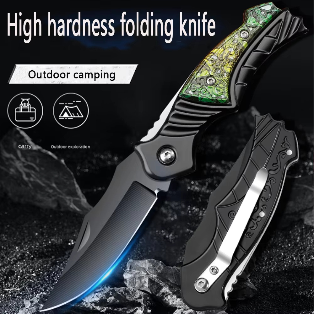 Hunting Camp Outdoor Supplies - New Portable Outdoor Folding Fruit Knife