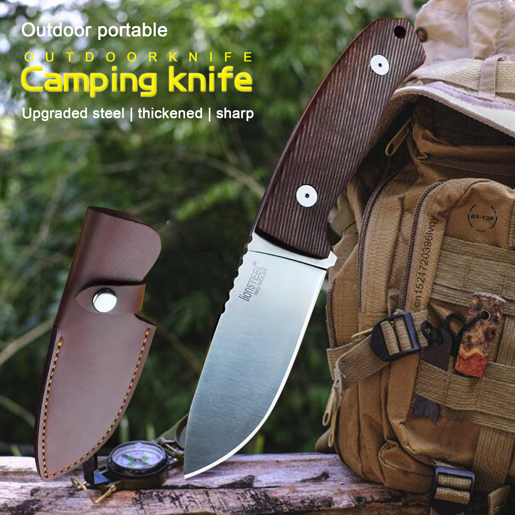 Hunting Camp Outdoor Supplies - Italian D2 alloy High hardness outdoor