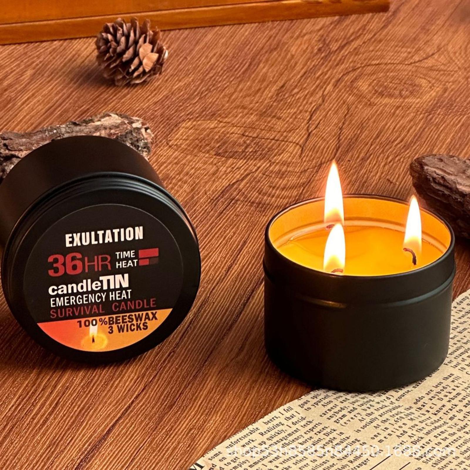 Fire Starter Waterproof - Long Burning Candles Camping Candle With