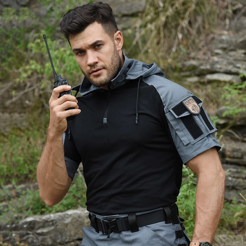 Wildman Hunting & Outdoor Photos - HAN WILD Hiking T-Shirt Tactical Shirt
