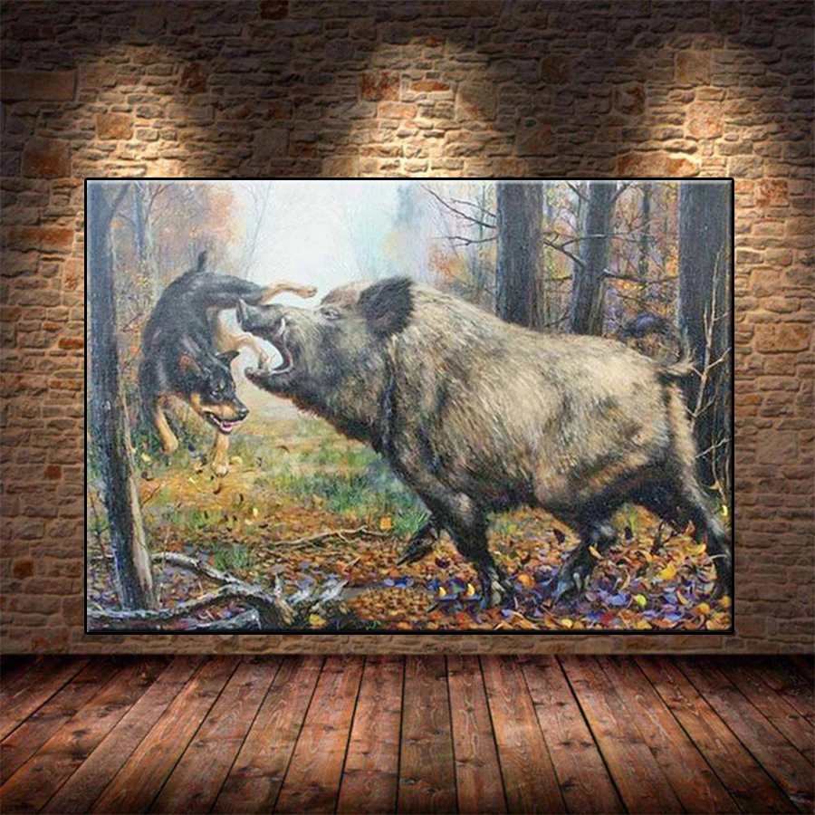 Outdoor Hunting Pictures - Diamond Painting Outdoor Forest Animals Wild