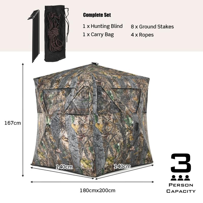3 Person Portable Pop-Up Groun - đánh giá và giá Hunting & Outdoor Supplies Carterton