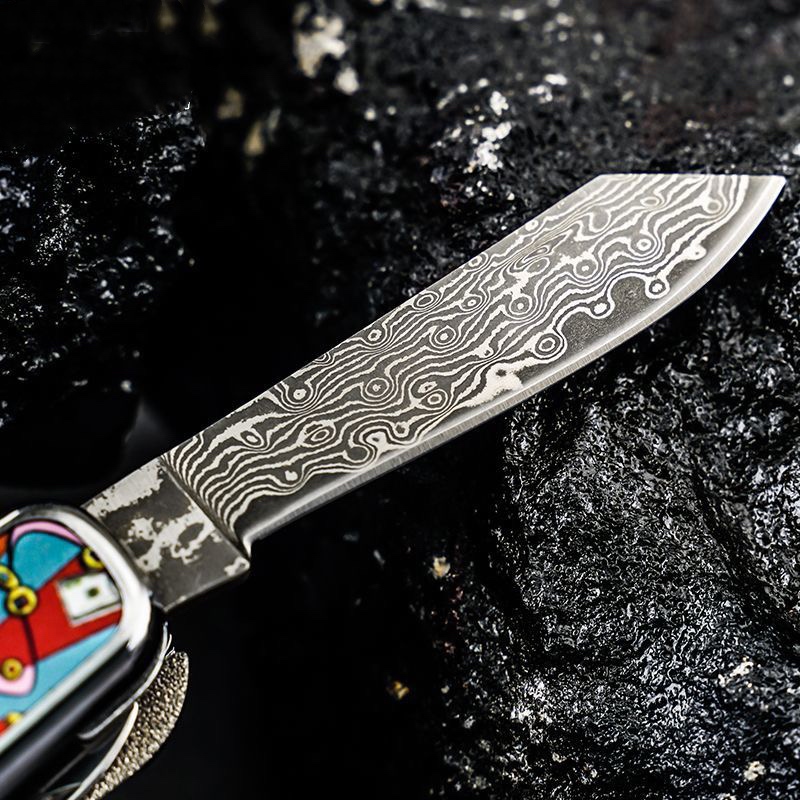 10 in1 Damascus Multitool Fold - đánh giá và giá Hunting Camp Outdoor Supplies