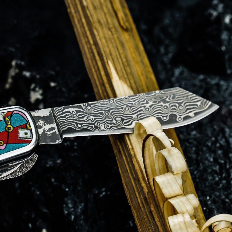 10 in1 Damascus Multitool Fold - đánh giá và giá Hunting Camp Outdoor Supplies