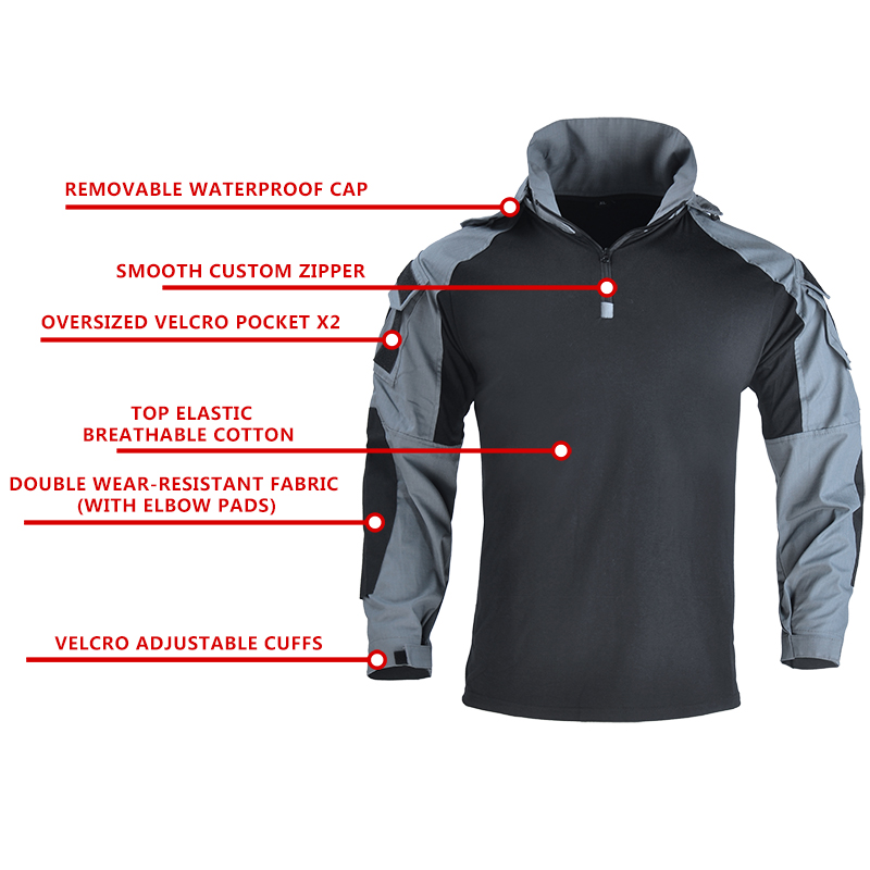 Combat Uniform Shirts Cotton T - đánh giá và giá Wildman Hunting & Outdoor Photos