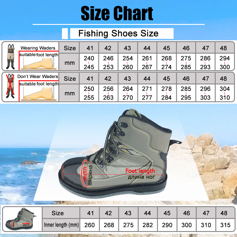 Men Fishing Shoes Wading Fishi - đánh giá và giá Hunting Boot Insole