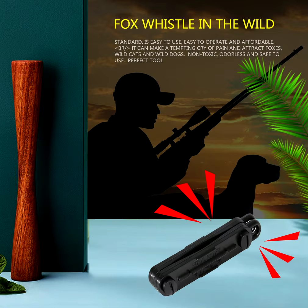 DIZETION Black Outdoor Fox Dow - đánh giá và giá Game Call Whistle