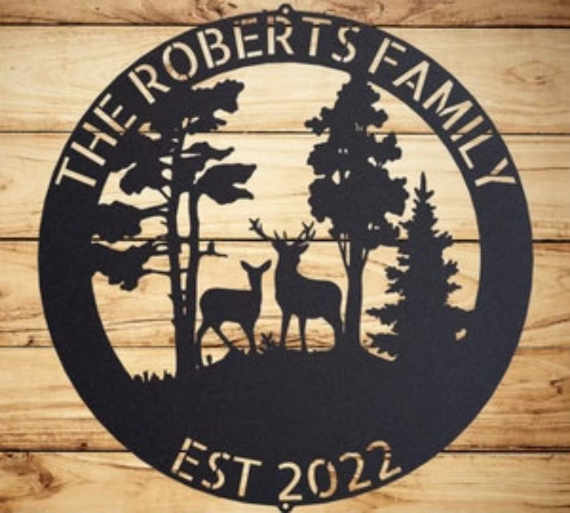 Personalized Deer Metal Cabin  - đánh giá và giá Outdoor Hunting Names
