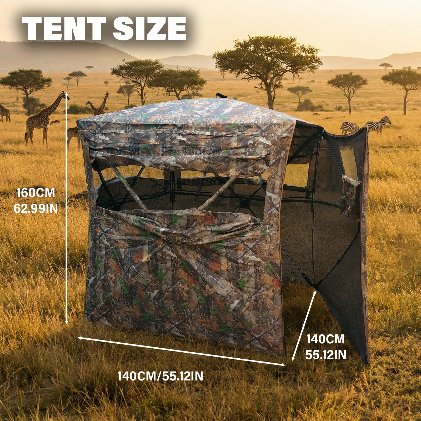 Camouflage Pop-Up Hunting Blin - đánh giá và giá Hunting & Outdoor Supplies Carterton