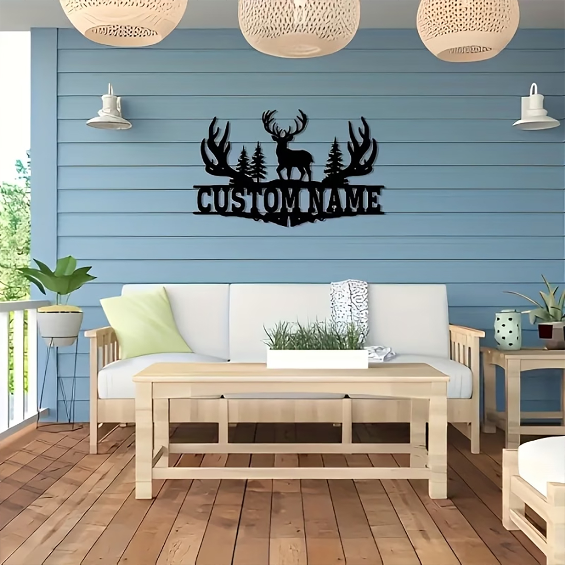 Customizable Rustic Deer Antle - đánh giá và giá Outdoor Hunting Names