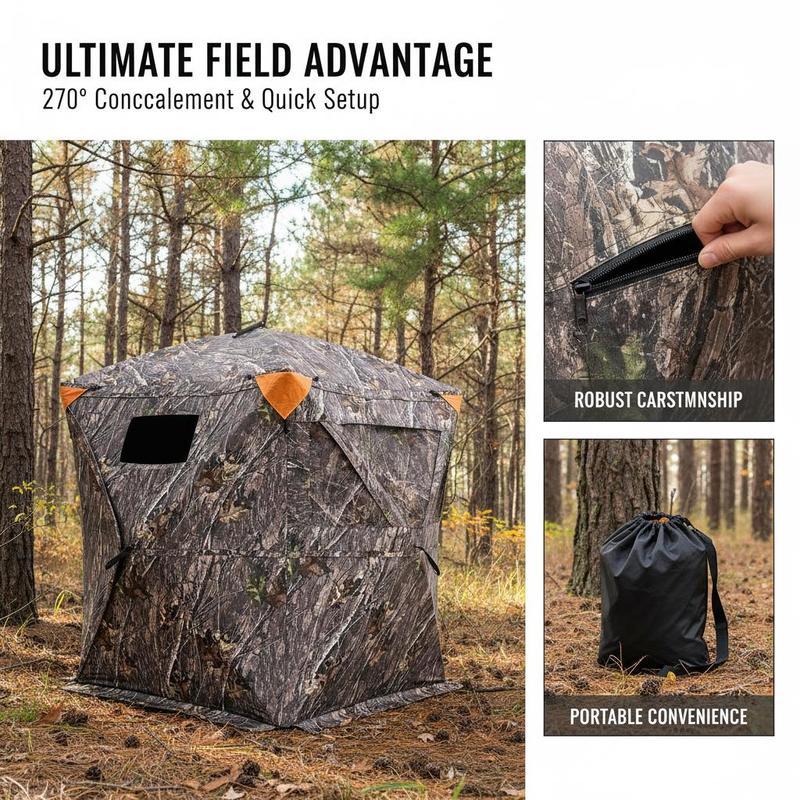 Ground Hunting Tent 60x60x66 I - đánh giá và giá Hunting & Outdoor Supplies Carterton
