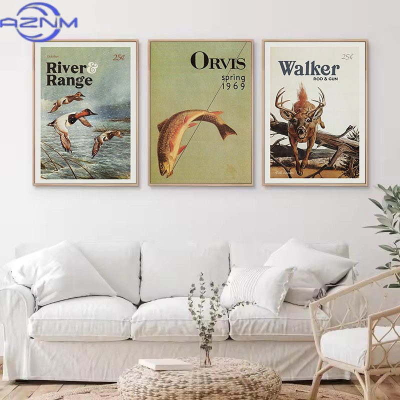 AZNM Retro Wildlife Outdoor Hu - đánh giá và giá Outdoor Hunting Pictures