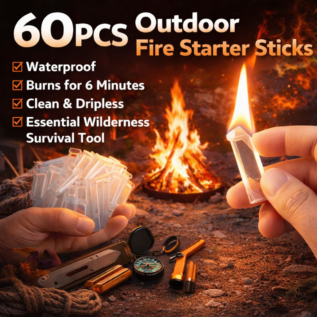 60PCS Waterproof Fire Starter  - đánh giá và giá Fire Starter Waterproof